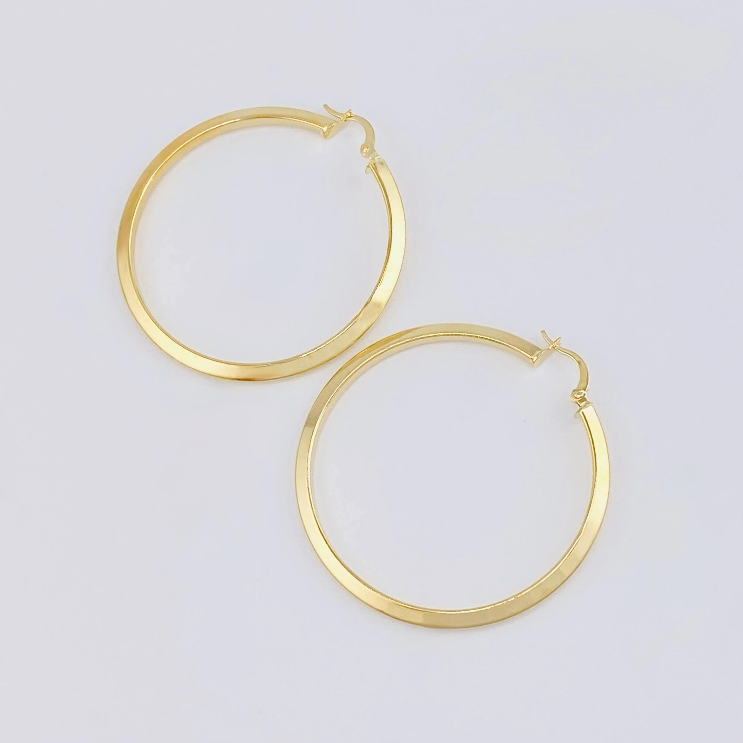 Candongas Clau 4.05gr / 5cm / Oro Amarillo 18K - Image 3