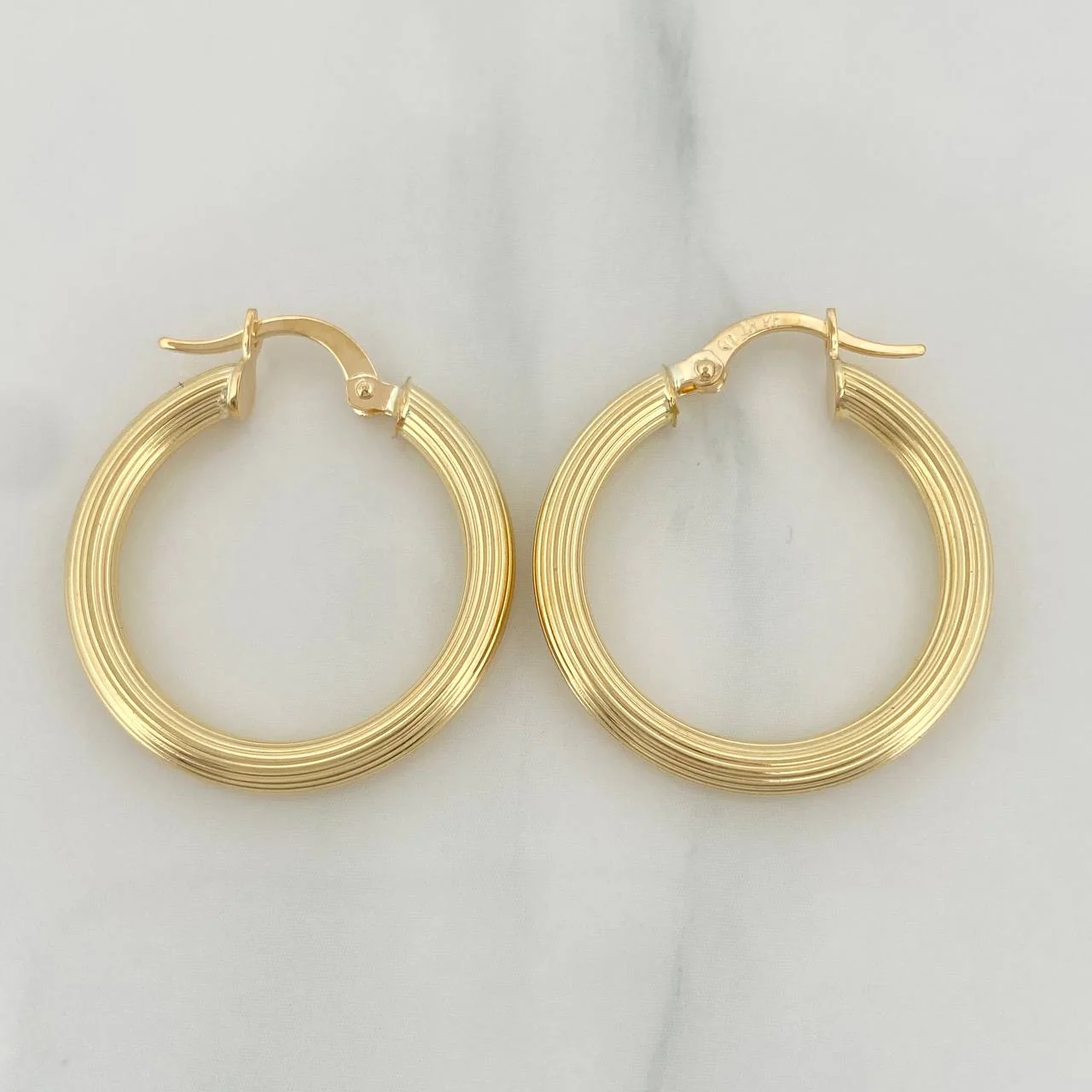 Candongas Cyrene 2.7 g / 2.7 cm Oro Amarillo 18K