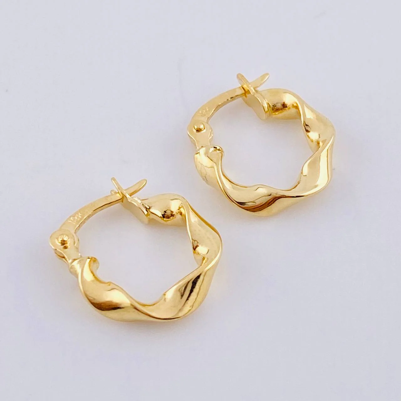 Candongas Demi 1.05 g / 1.4 cm Oro Amarillo 18K - Image 2