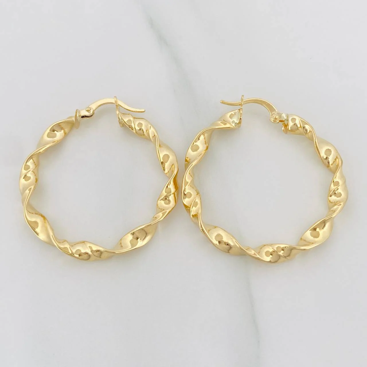 Candongas Demi 3 g / 3.5 cm Oro Amarillo 18K