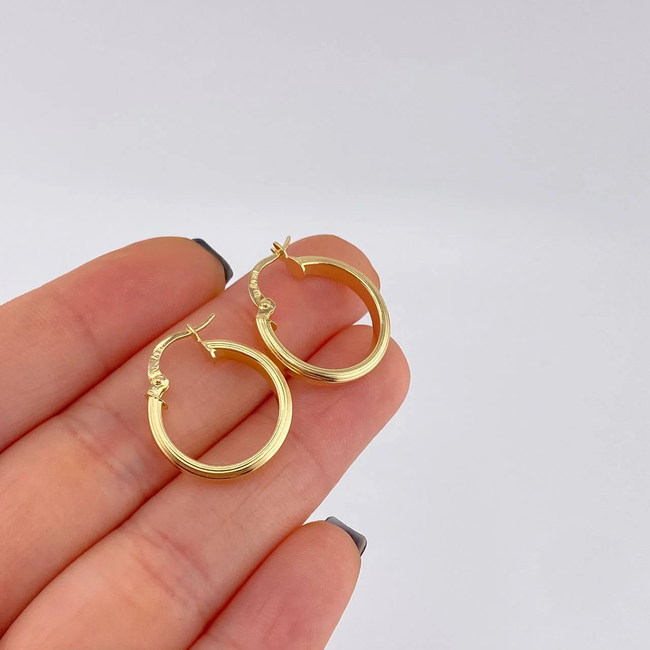Candongas Dore 1.8 g / 2 cm Oro Amarillo 18K - Image 4