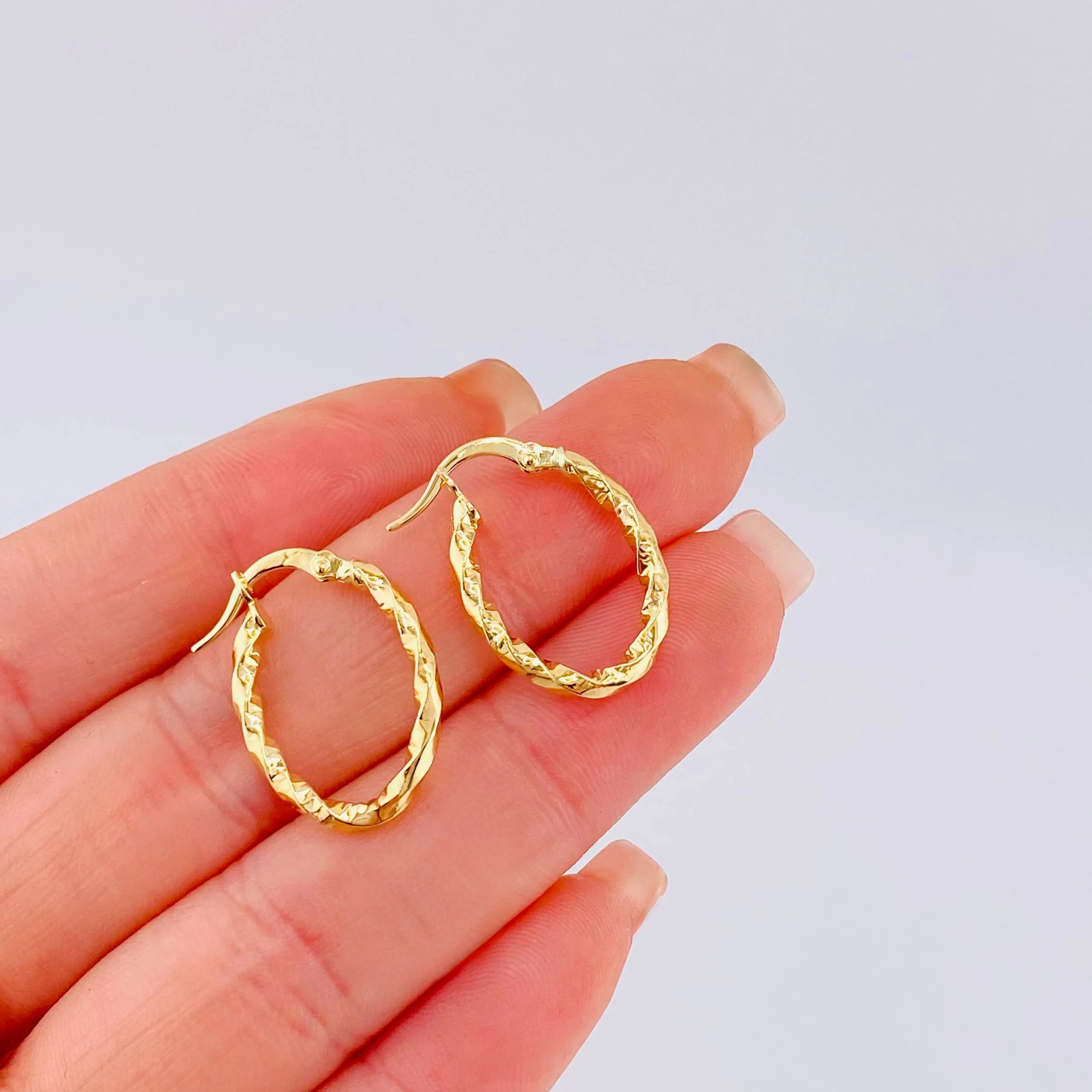 Candongas Dyla 1.25gr / 2.3cm / Oro Amarillo 18K - Image 5