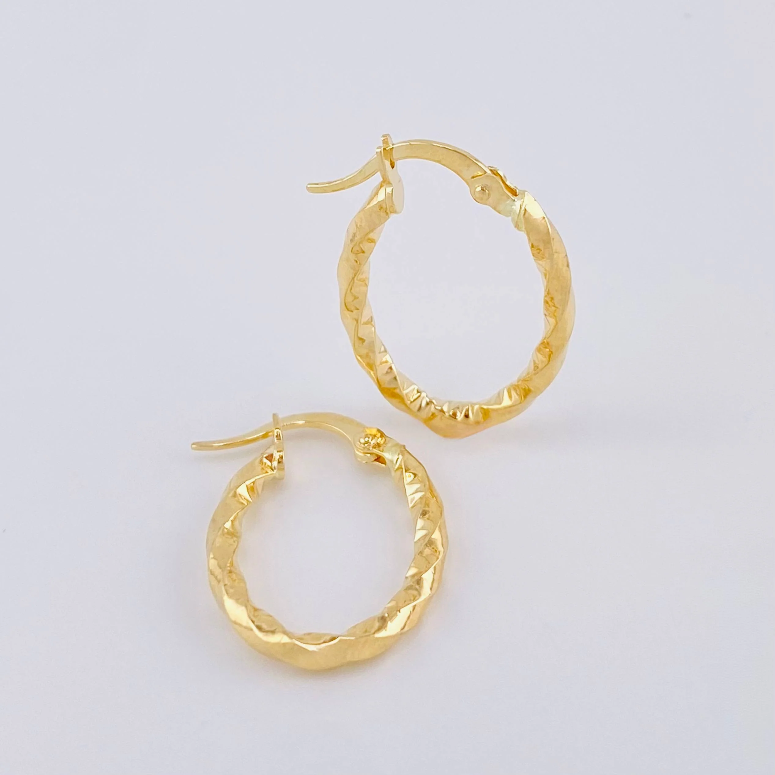Candongas Dyla 1.3gr / 2.3cm / Oro Amarillo 18K * - Image 4