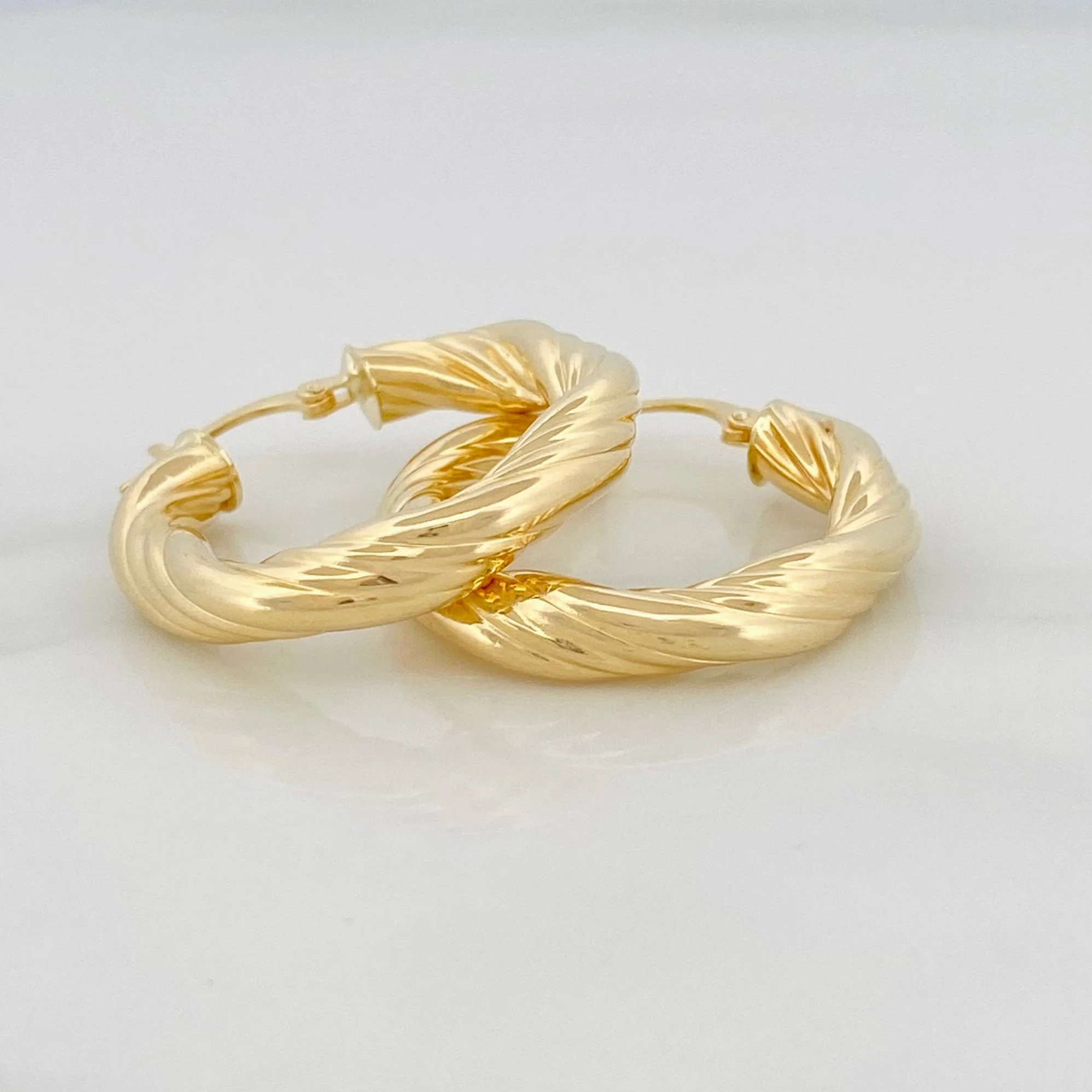 Candongas Emmi 4.85 g / 3 cm Oro Amarillo 18K - Image 2