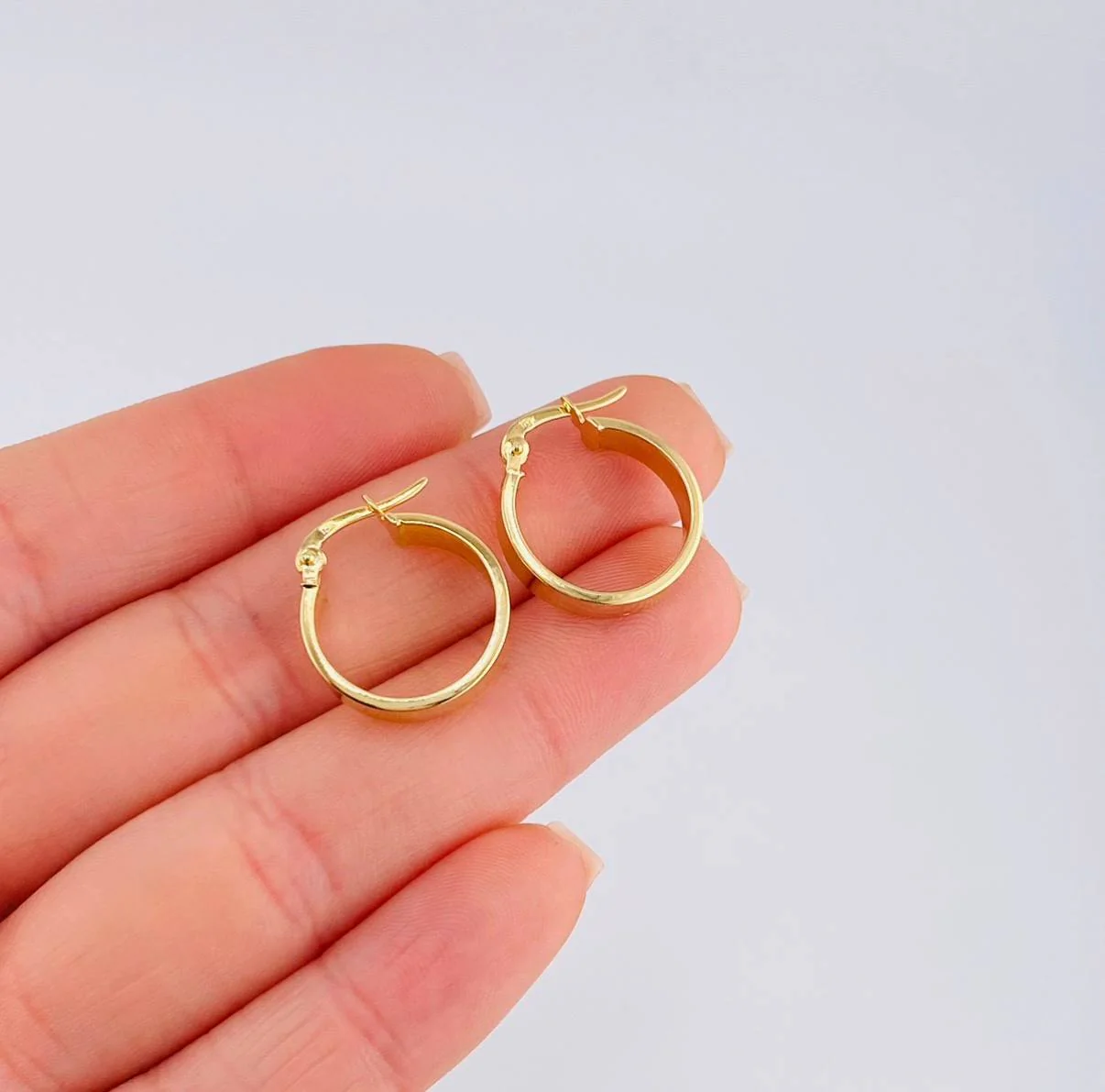 Candongas Fabi 1.85 g / 1.9 cm Oro Amarillo 18K - Image 4