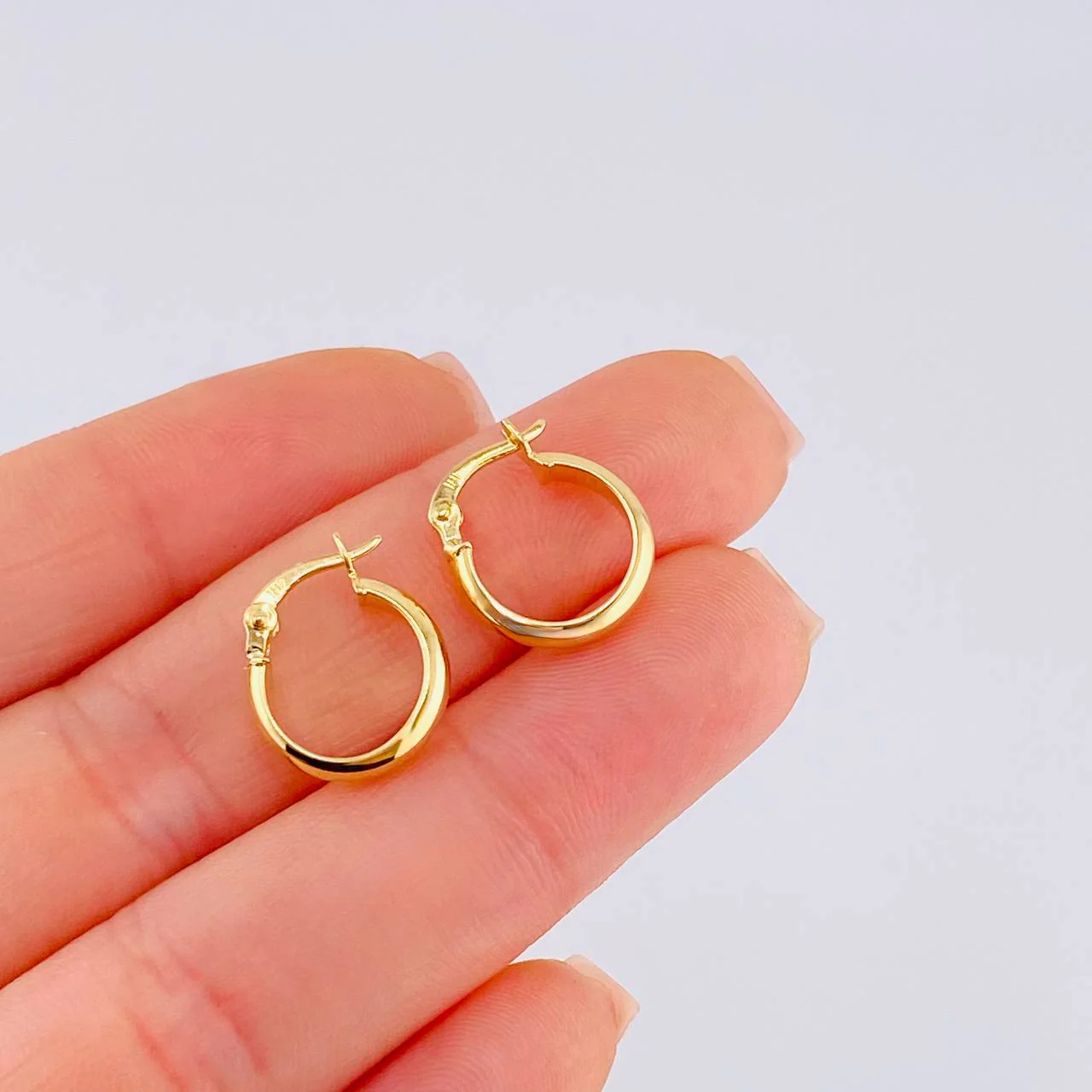 Candongas Gera 1.1 g / 1.5 cm Oro Amarillo 18K - Image 4