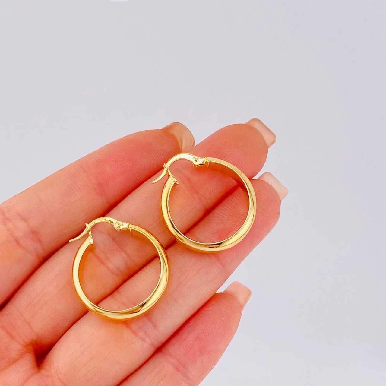 Candongas Gera 3.05gr / 2.5cm / Oro Amarillo 18K - Image 5