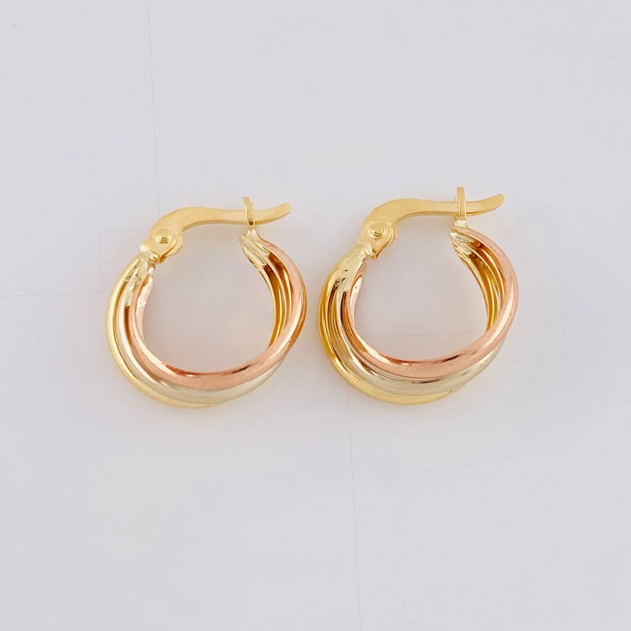 Candongas Hely 1.6 g / 1.4 cm Tres Oros 18K