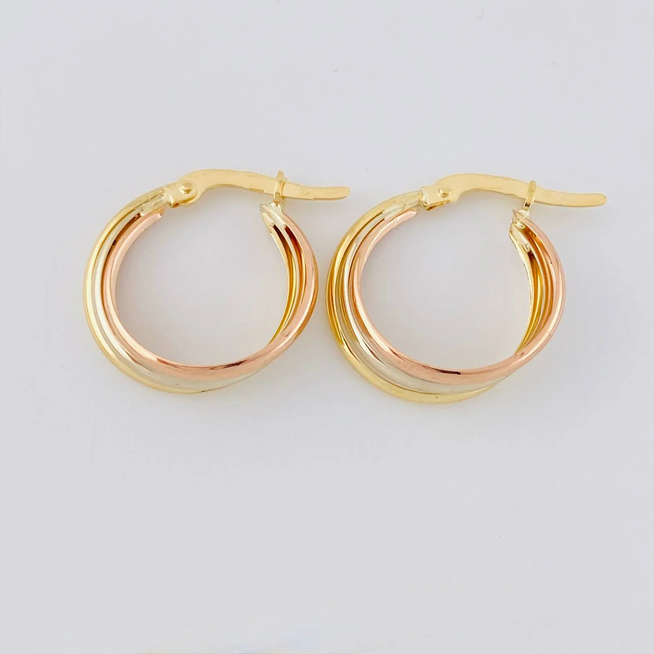 Candongas Hely 2.1 g / 1.8 cm Tres Oros 18K