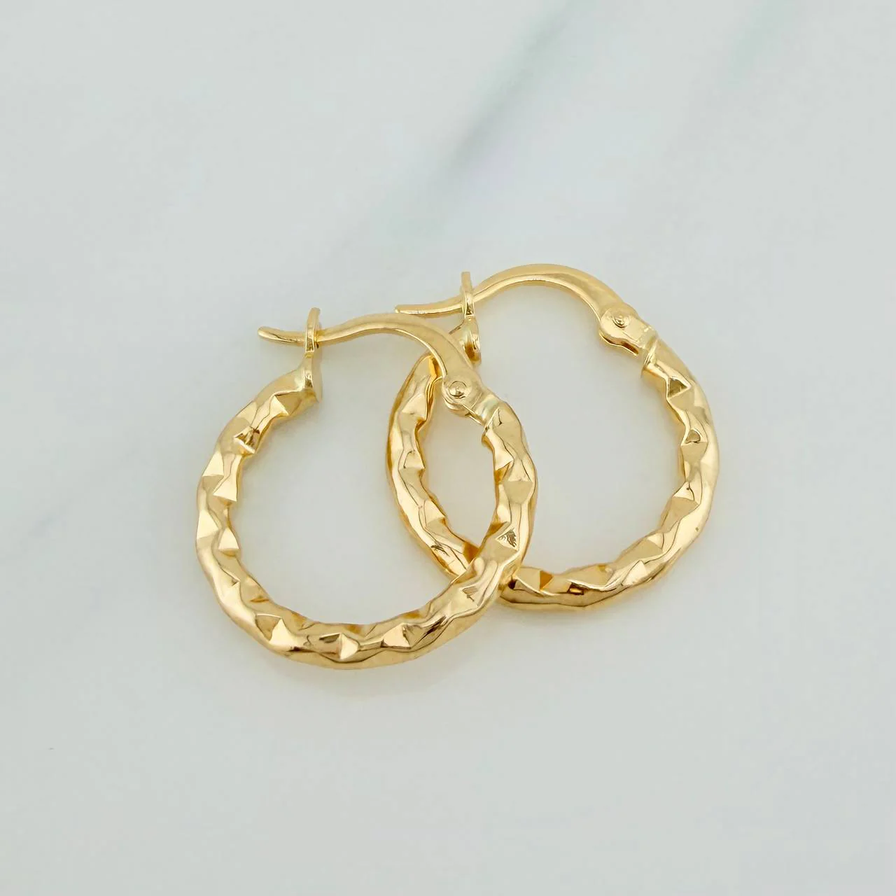Candongas Iris 1.25gr / 2cm / Oro Amarillo 18K & - Image 3