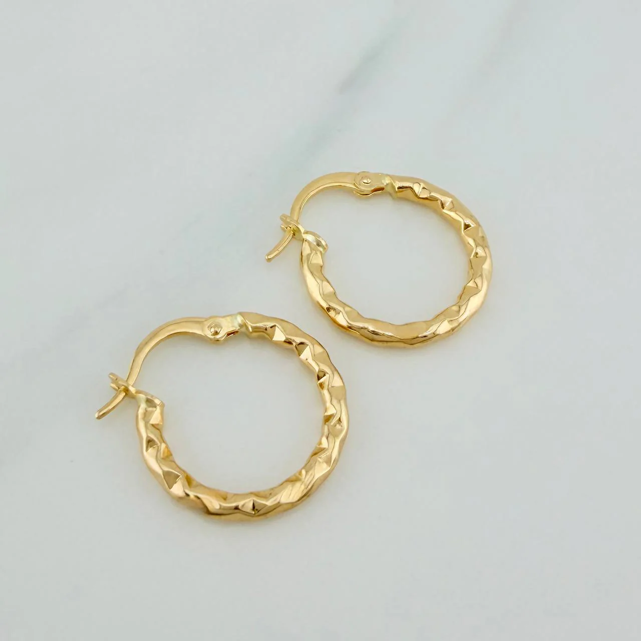 Candongas Iris 1.25gr / 2cm / Oro Amarillo 18K & - Image 4
