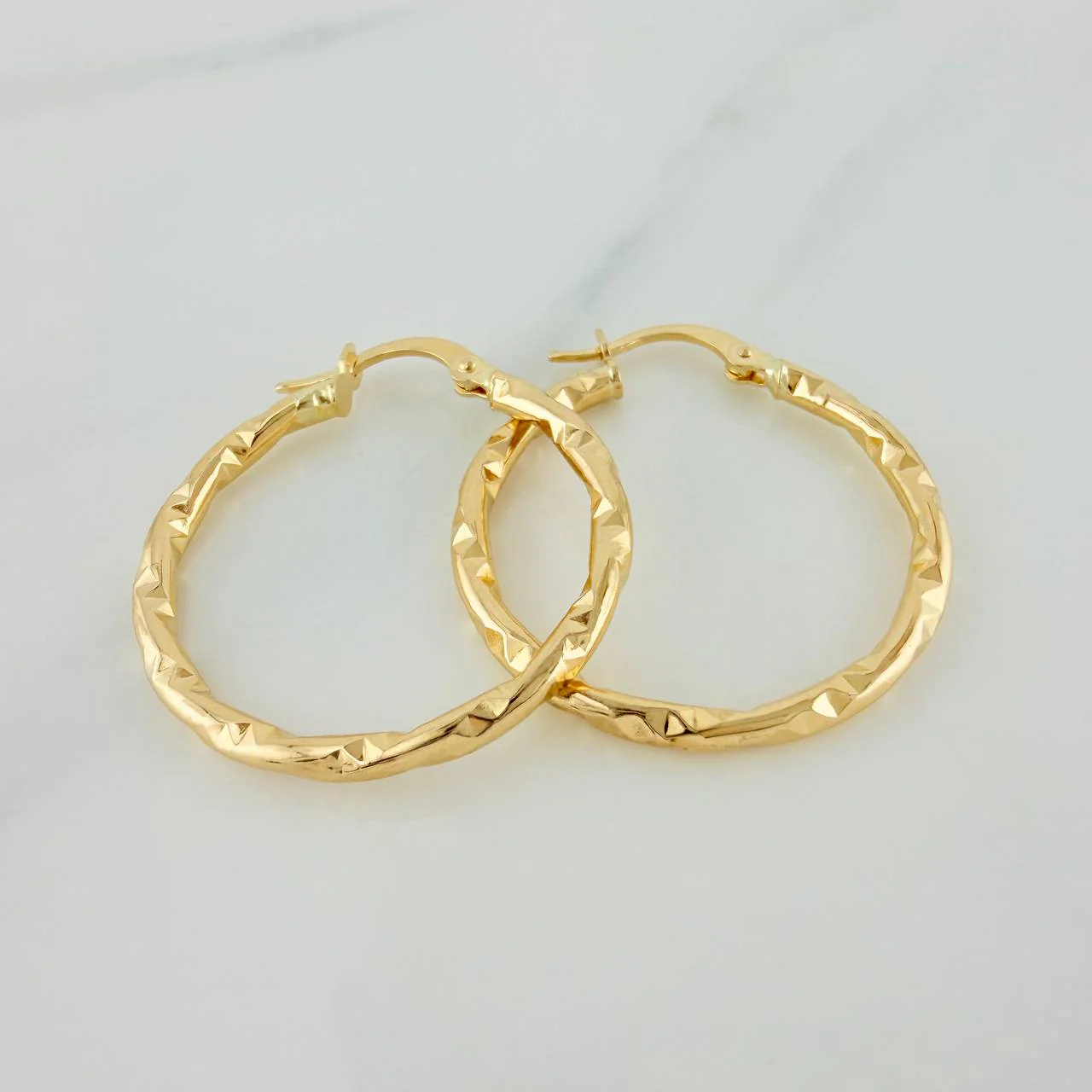 Candongas Iris 1.85gr / 3cm / Oro Amarillo 18K & - Image 3