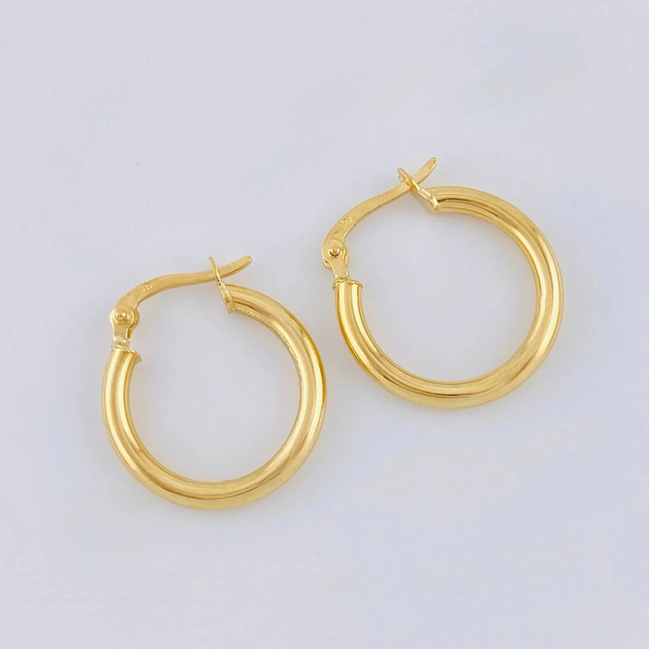 Candongas Jass Lisas 1.9 g / 2 cm Oro Amarillo 18K - Image 2