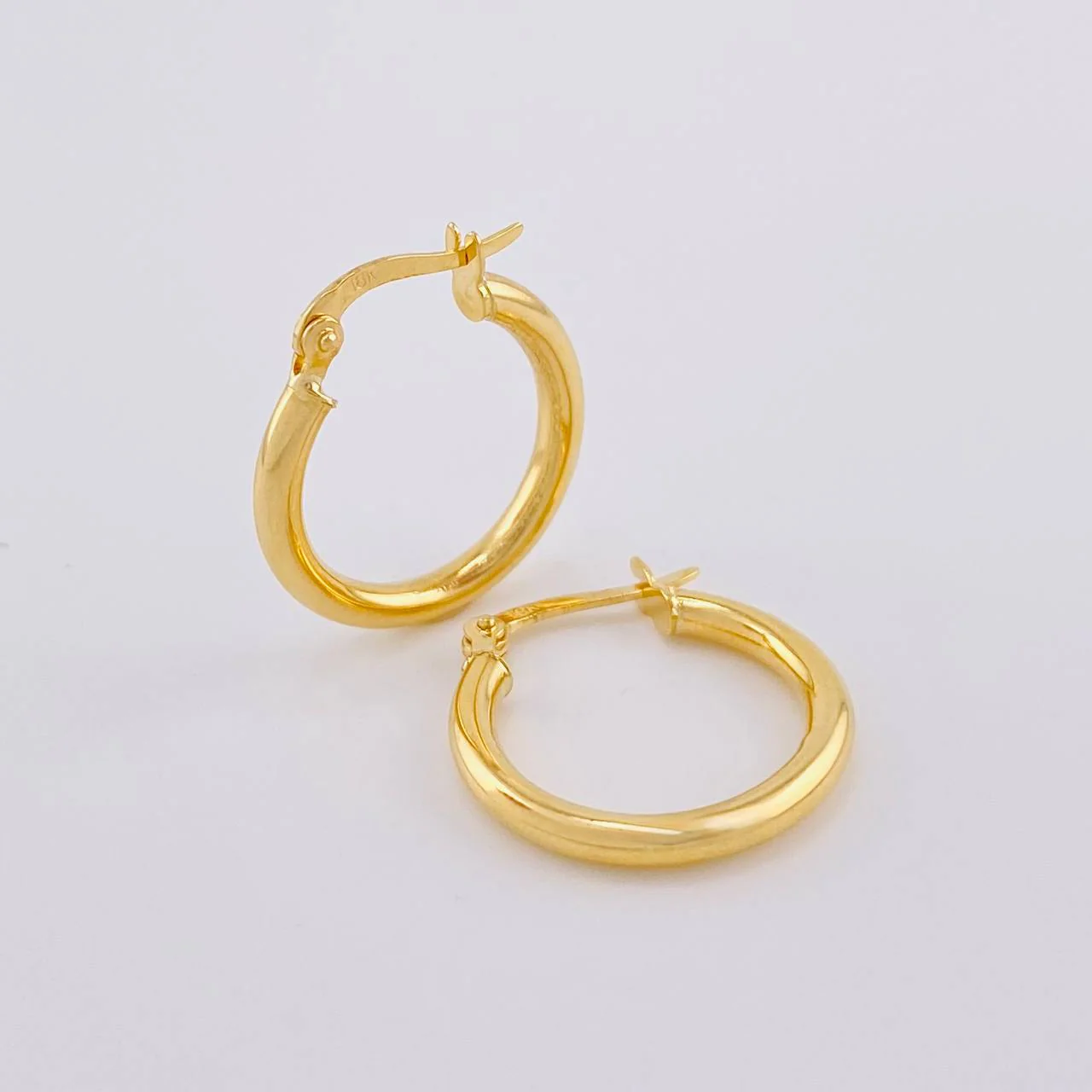 Candongas Jass Lisas 1.9 g / 2 cm Oro Amarillo 18K - Image 3
