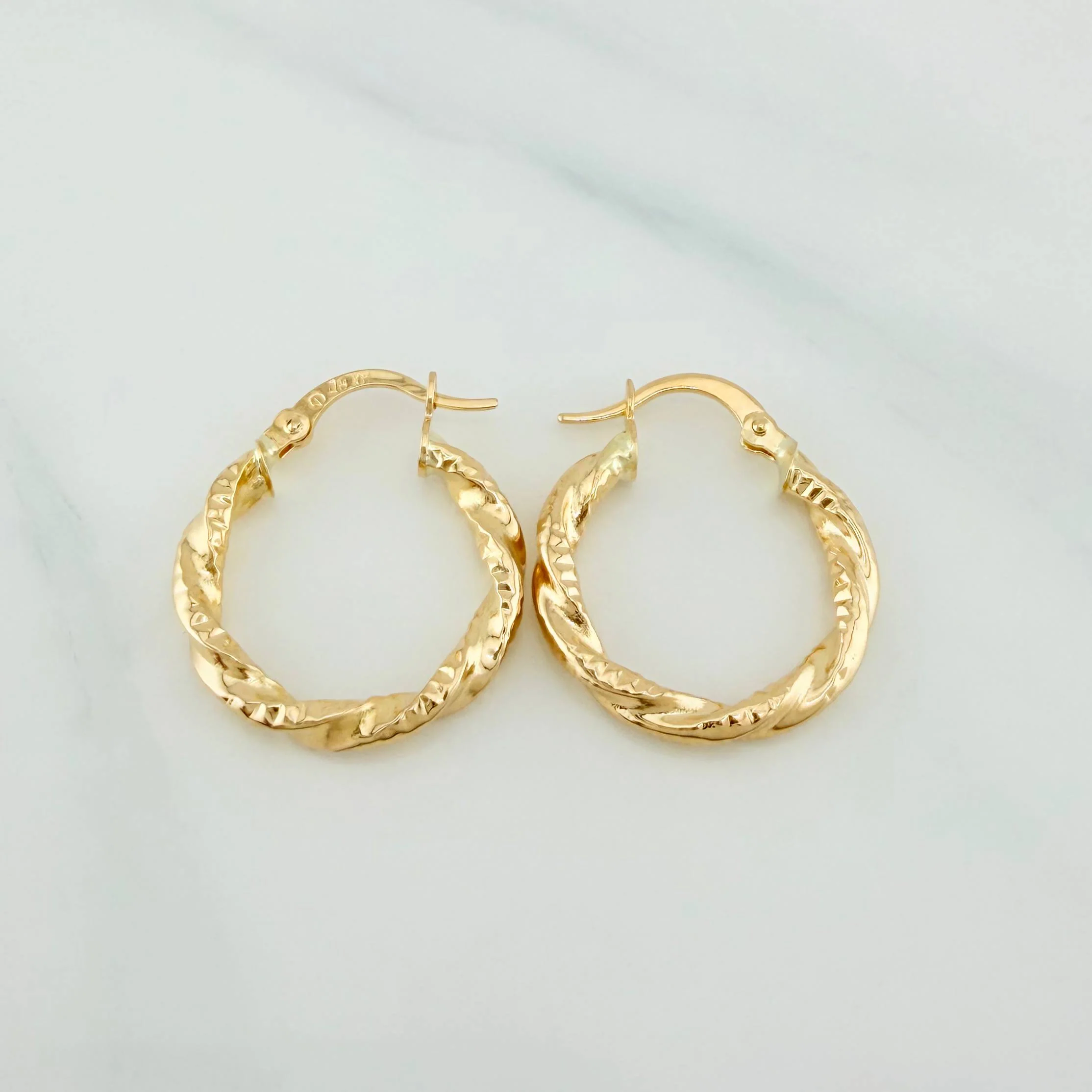 Candongas Jiah 1.9 g / 2.2 cm Oro Amarillo 18K