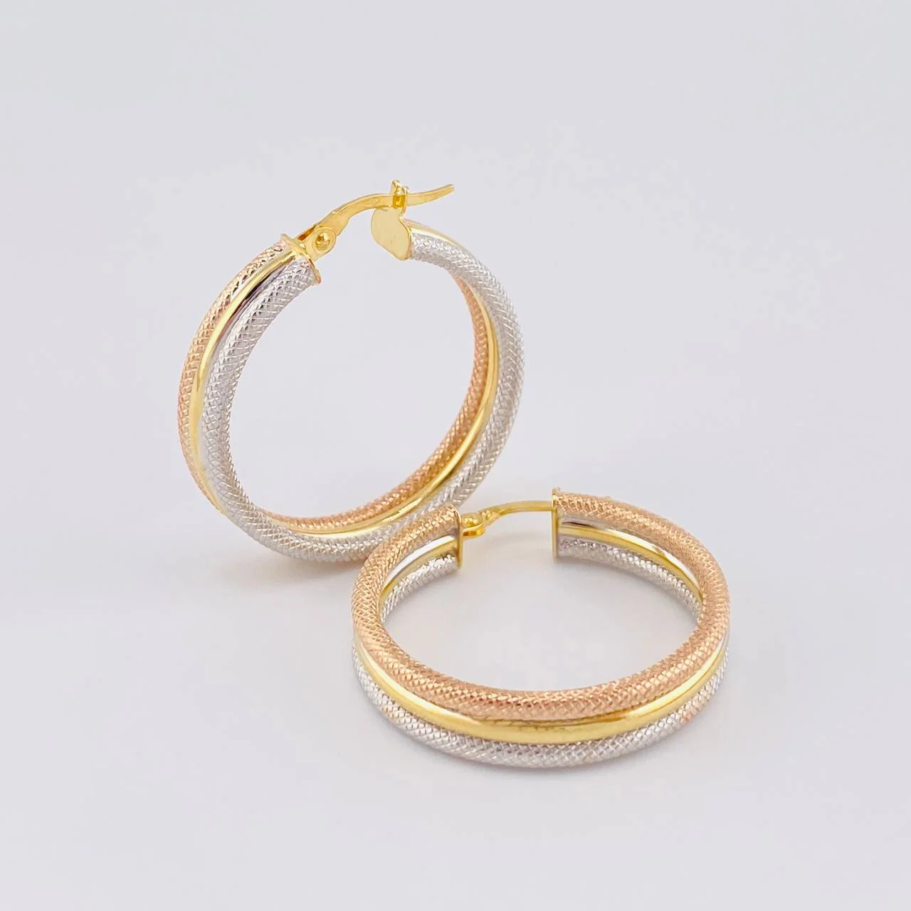 Candongas Kata 4.7 g / 3 cm Tres Oros 18K - Image 3
