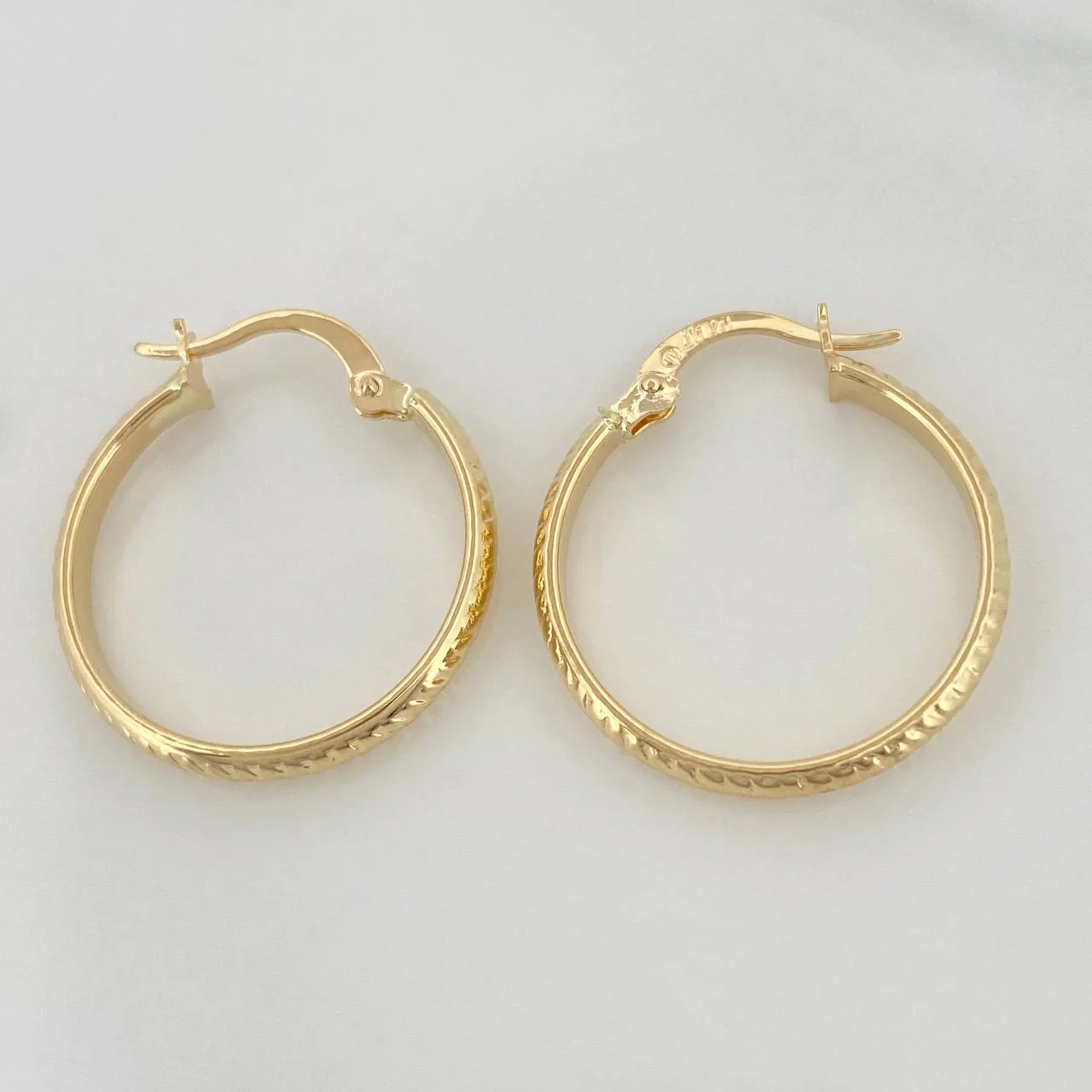 Candongas Kuki 1.55 g / 2.3 cm Oro Amarillo 18K