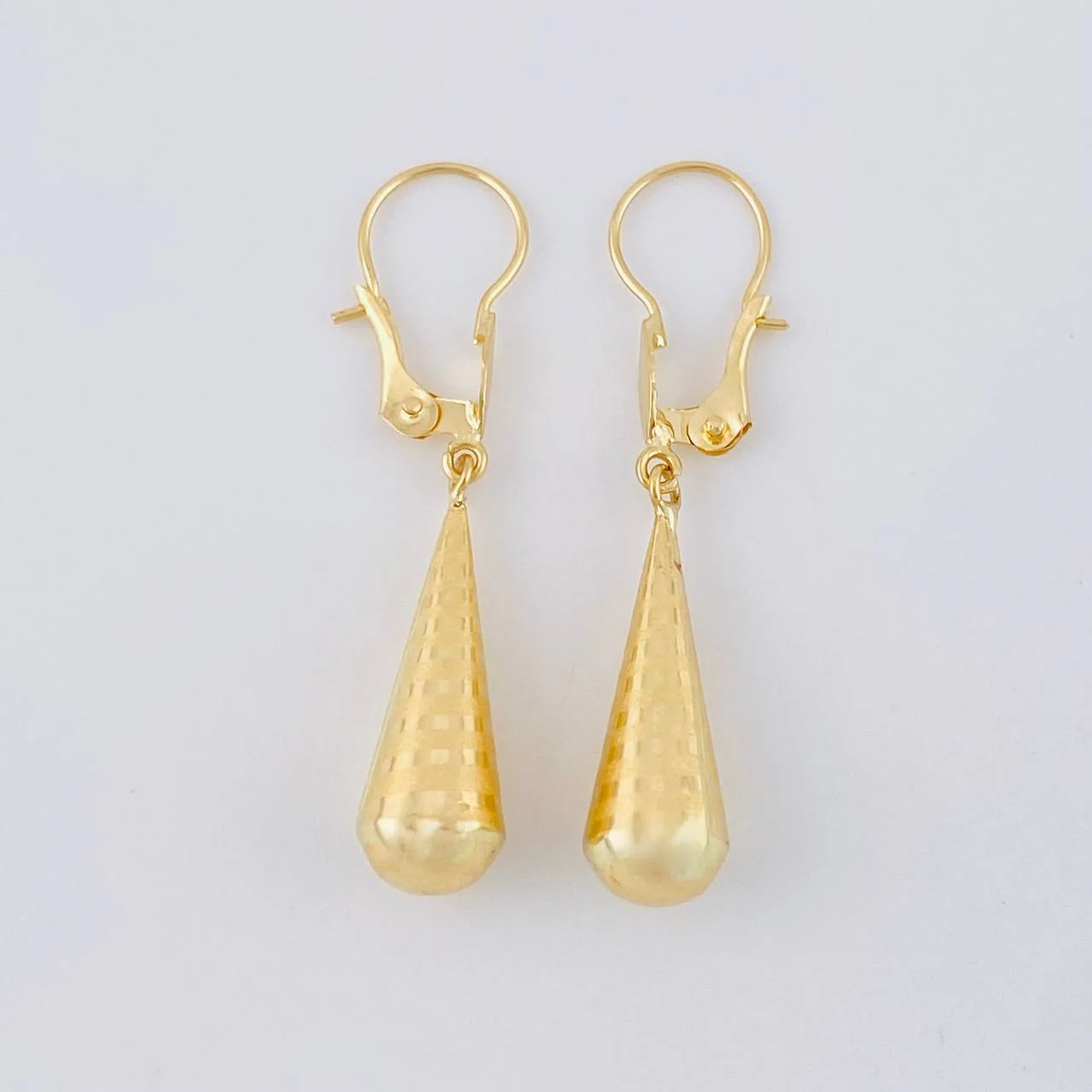 Candongas Lagrima 0.75 g / 3.9 cm Oro Amarillo 18K