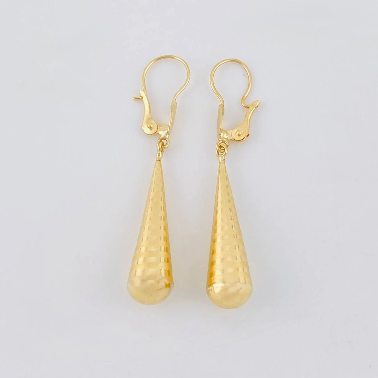 Candongas Lagrima 1 g / 3.4 cm Oro Amarillo 18K
