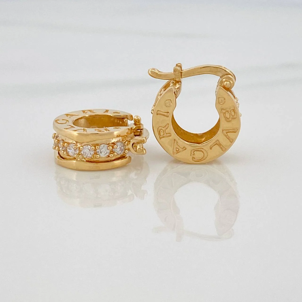 Candongas Linea Bv 4.85gr / 1.3cm / Oro Amarillo 18K - Image 5