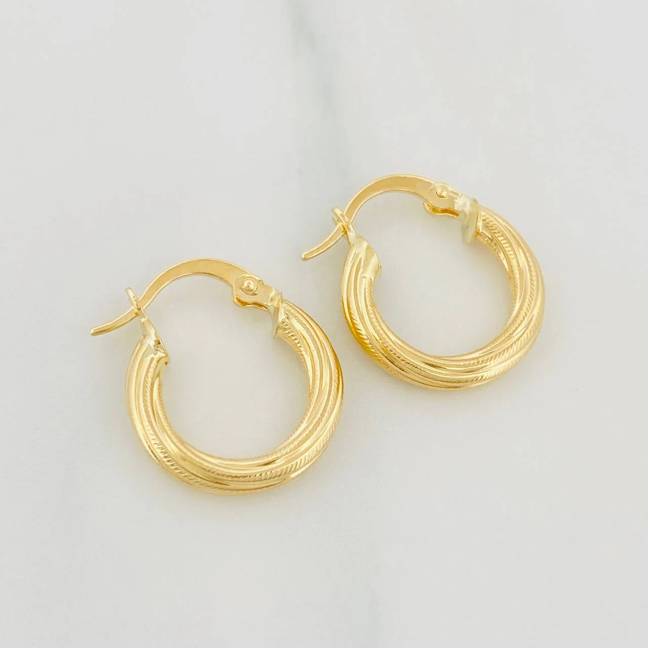 Candongas Lola 1.7 g / 2 cm Oro Amarillo 18K - Image 2