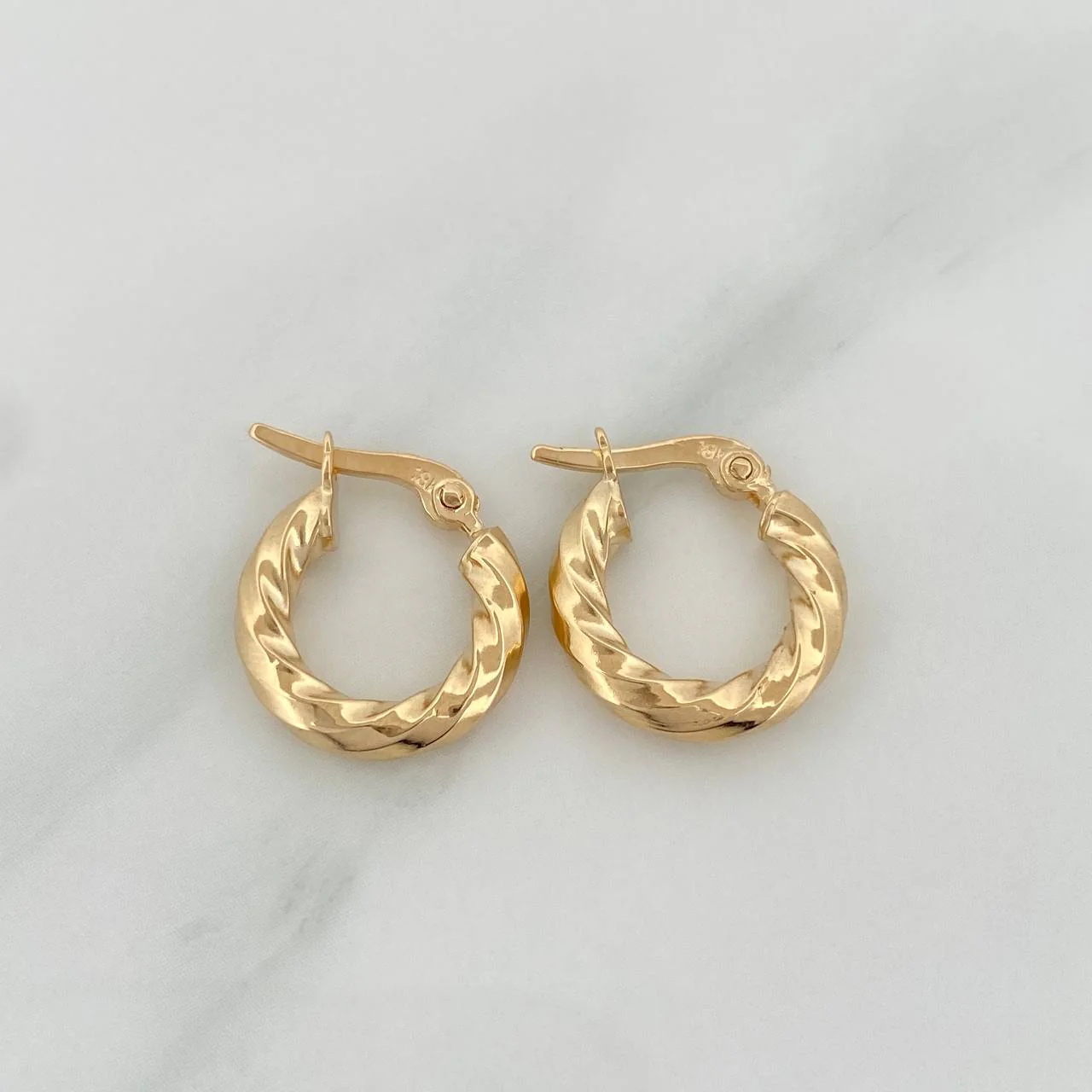 Candongas Lupe 1.15gr / 1.5cm / Oro Amarillo 18K &