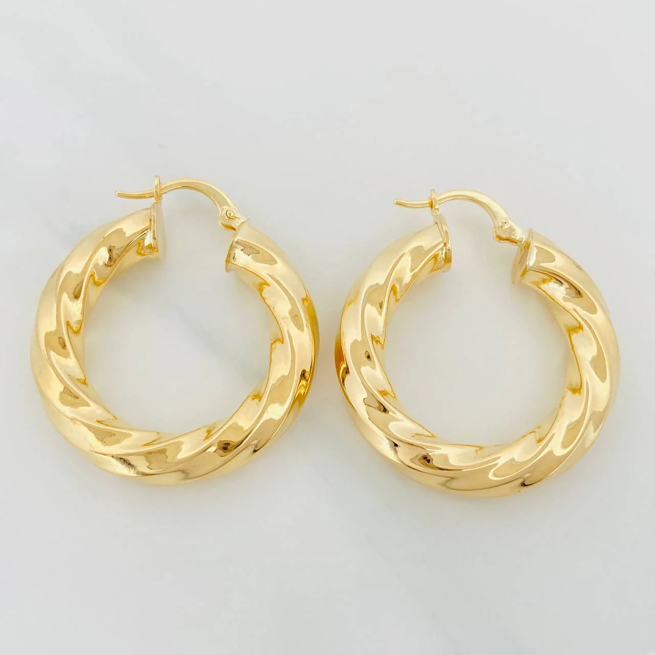 Candongas Lupe 5.55 g / 3.2 cm Oro Amarillo 18K
