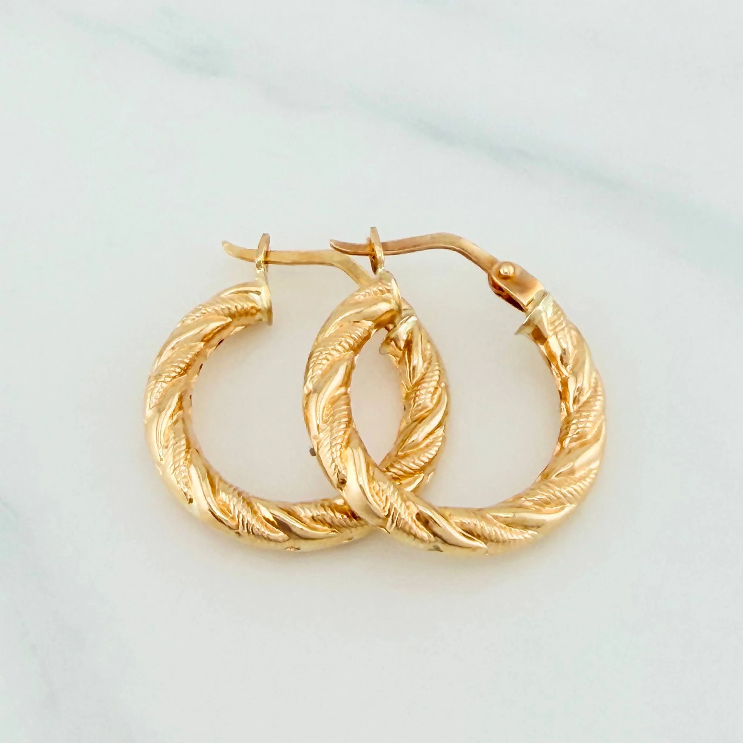 Candongas Mafe 1.9 g / 2 cm Oro Amarillo 18K - Image 3