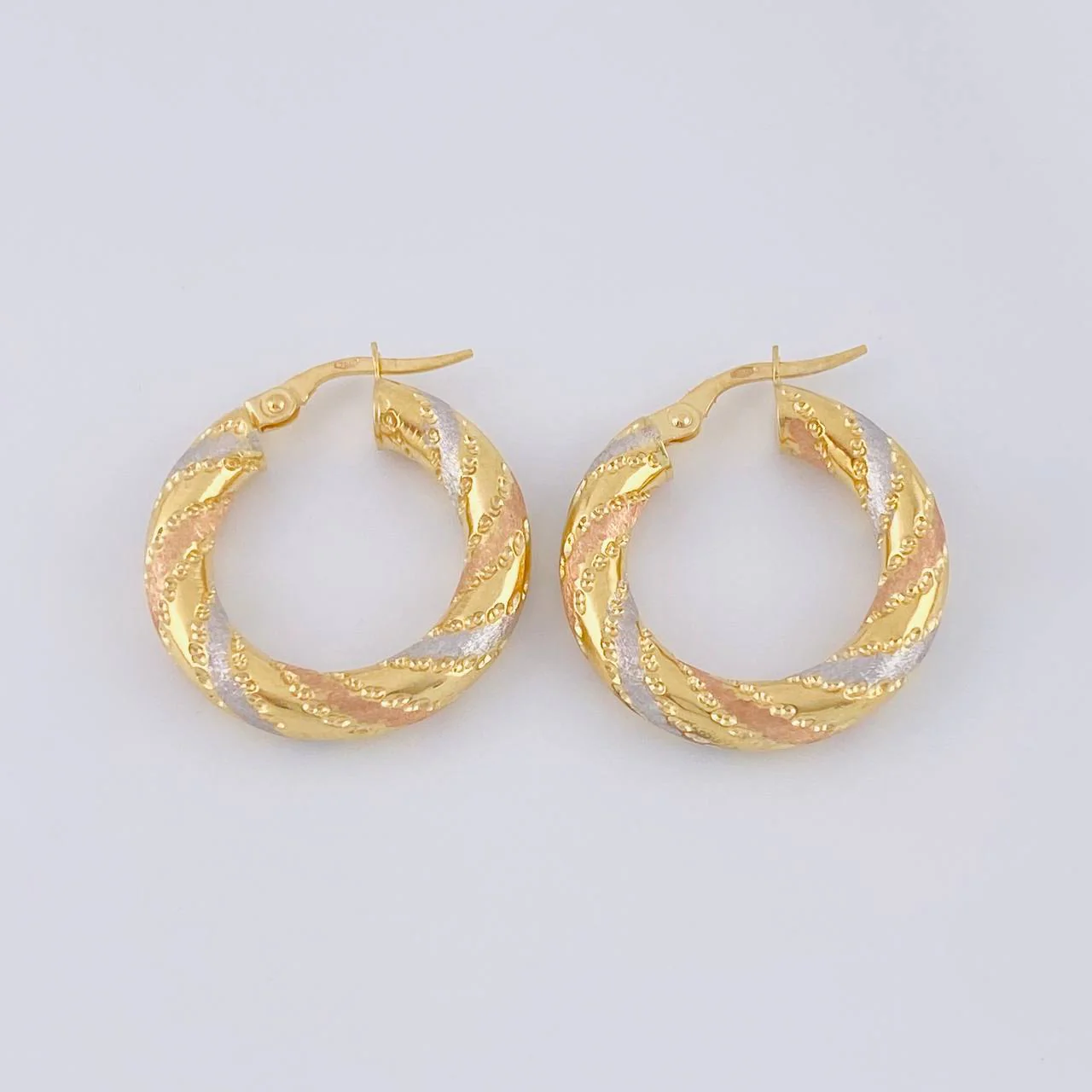 Candongas Marie 2.7 g / 2.4 cm Tres Oros 18K