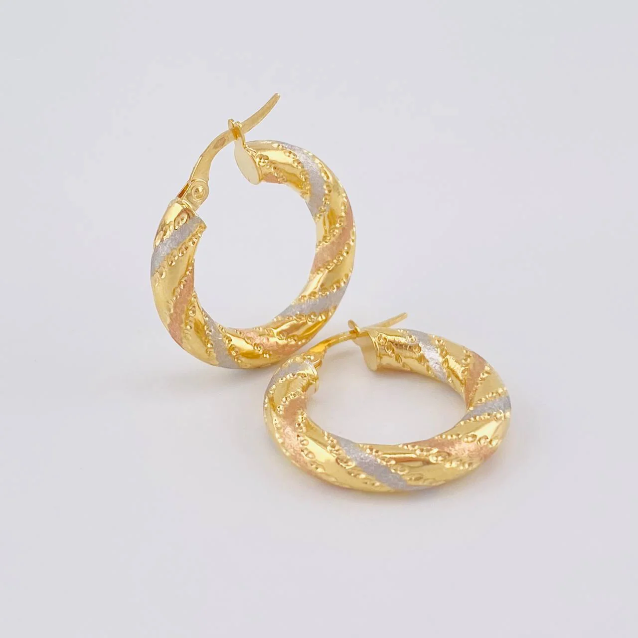 Candongas Marie 2.7 g / 2.4 cm Tres Oros 18K - Image 3
