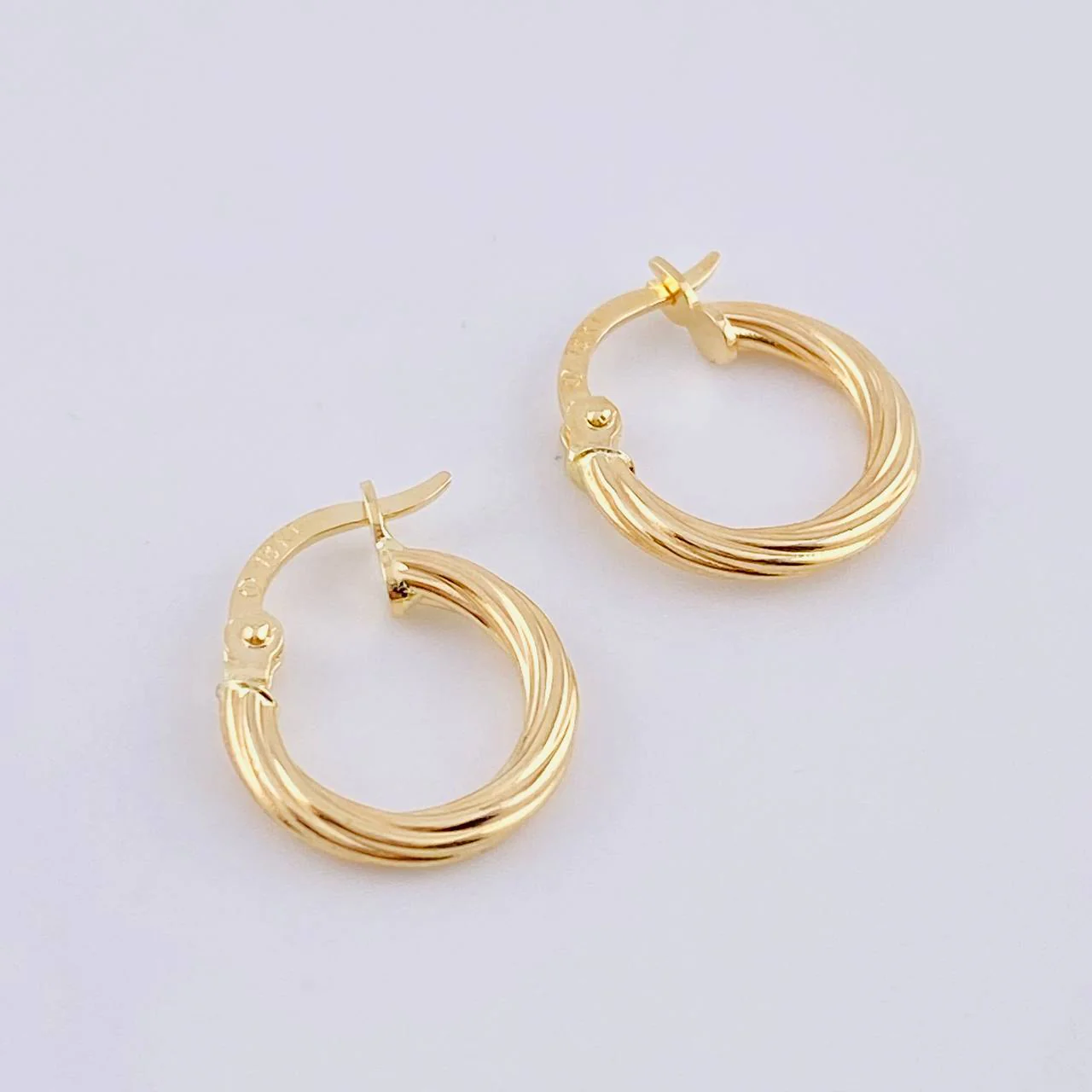 Candongas Mary 1 g / 1.5 cm Oro Amarillo 18K - Image 2