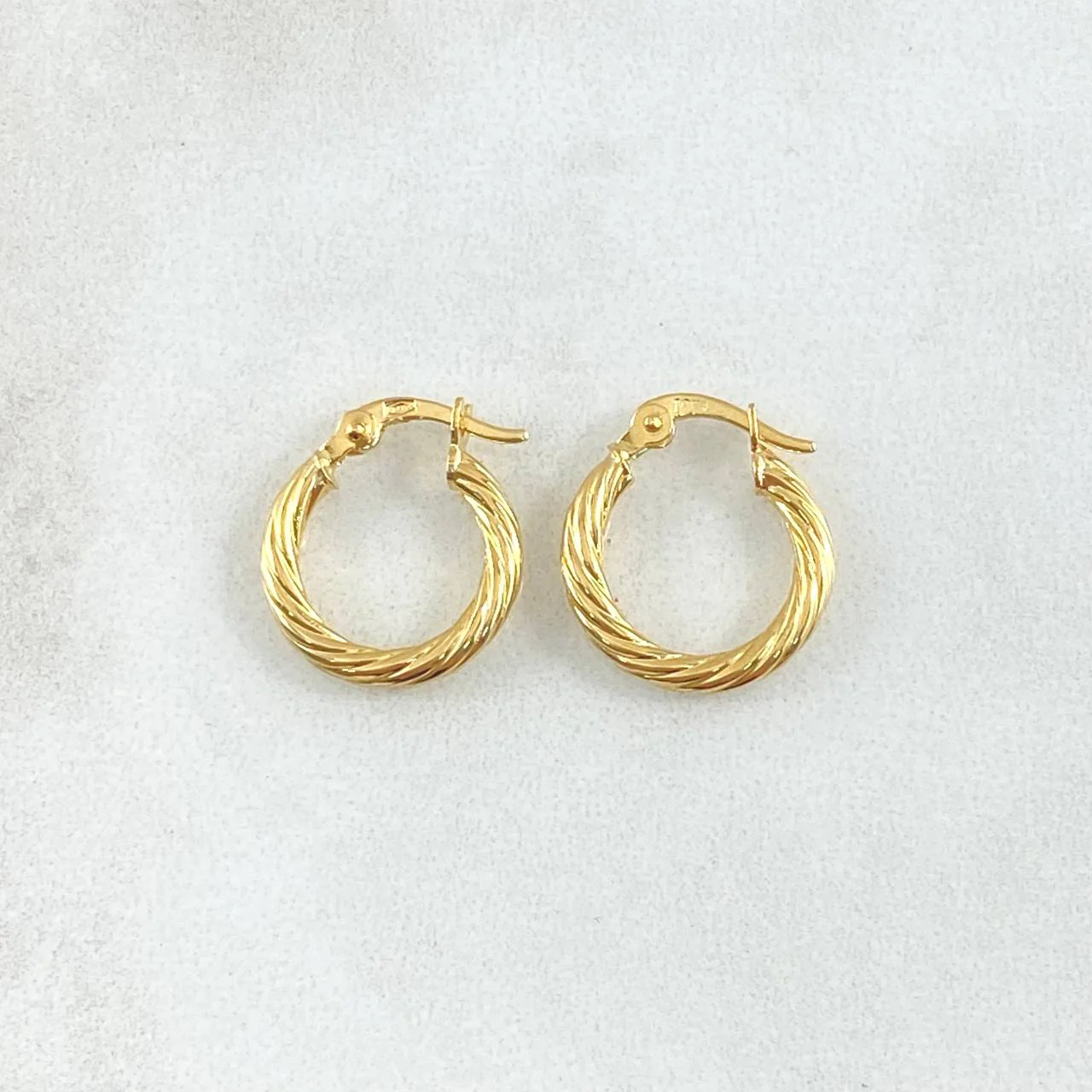 Candongas Mary 1.3gr / 1.8cm / Oro Amarillo 18K