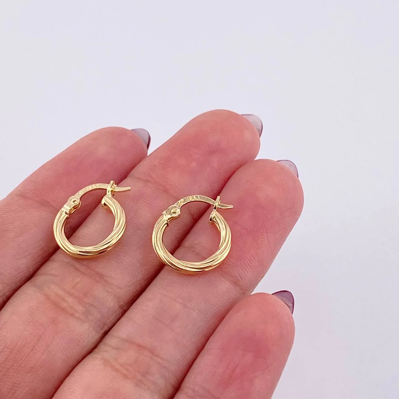 Candongas Mary 1 g / 1.5 cm Oro Amarillo 18K - Image 3