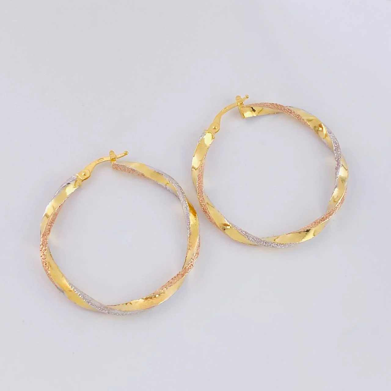 Candongas Maryal 2.9 g / 3.7 cm Tres Oros 18K - Image 2