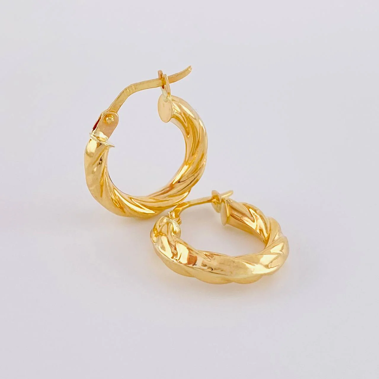 Candongas Mati 2.9 g / 2 cm Oro Amarillo 18K - Image 3