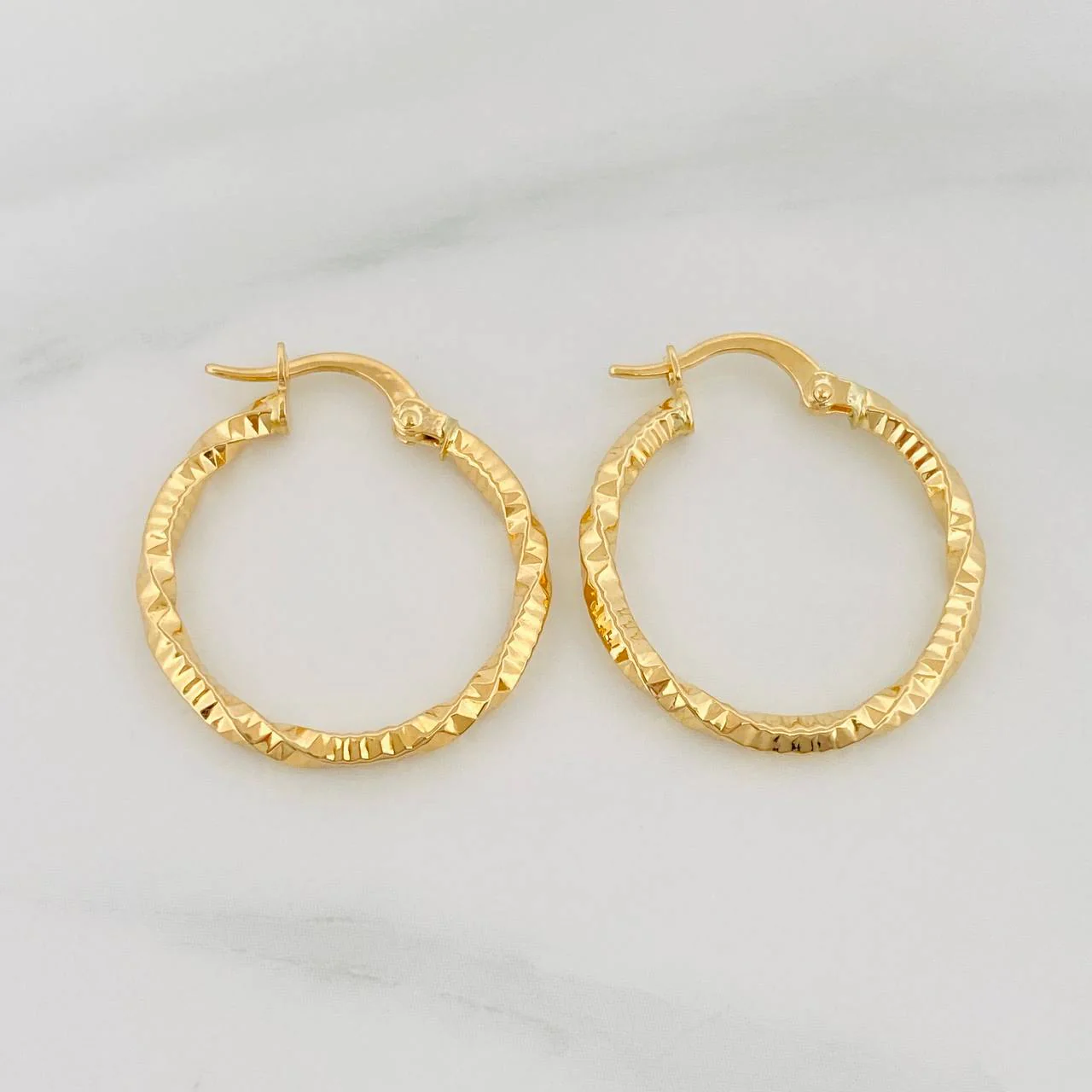 Candongas Megan 1.5 g / 2.5 cm Oro Amarillo 18K