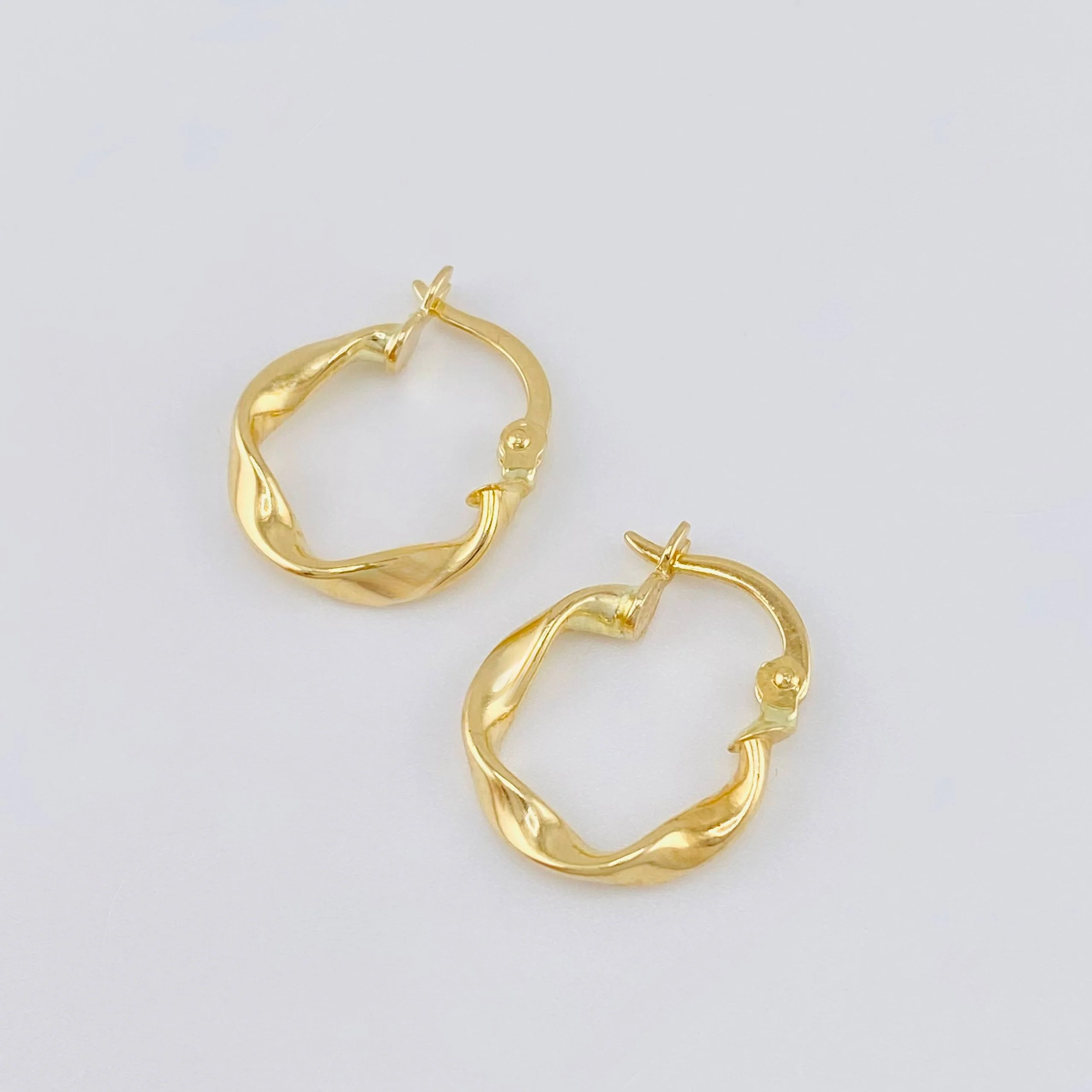 Candongas Melcocha 1.05 g / 1.5 cm Oro Amarillo 18K - Image 3