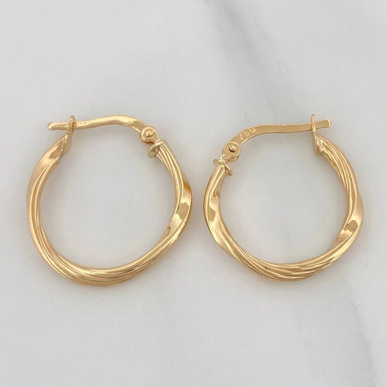 Candongas Nico 1.55 g / 2 cm Oro Amarillo 18K
