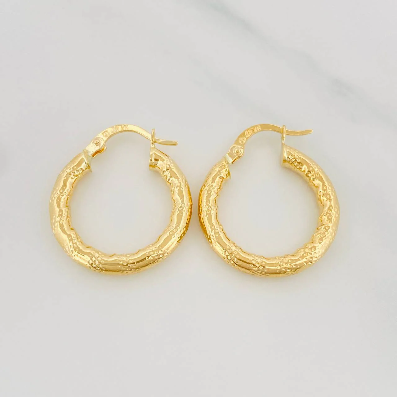 Candongas Noel 2.45 g / 2.3 cm Oro Amarillo 18K