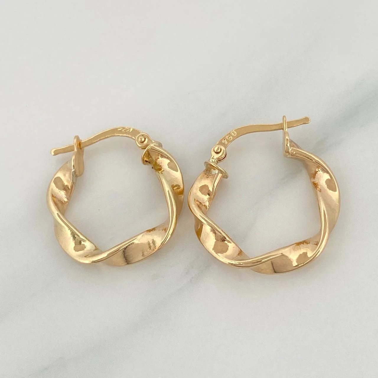 Candongas Remi 1.85 g / 2.3 cm Oro Amarillo 18K