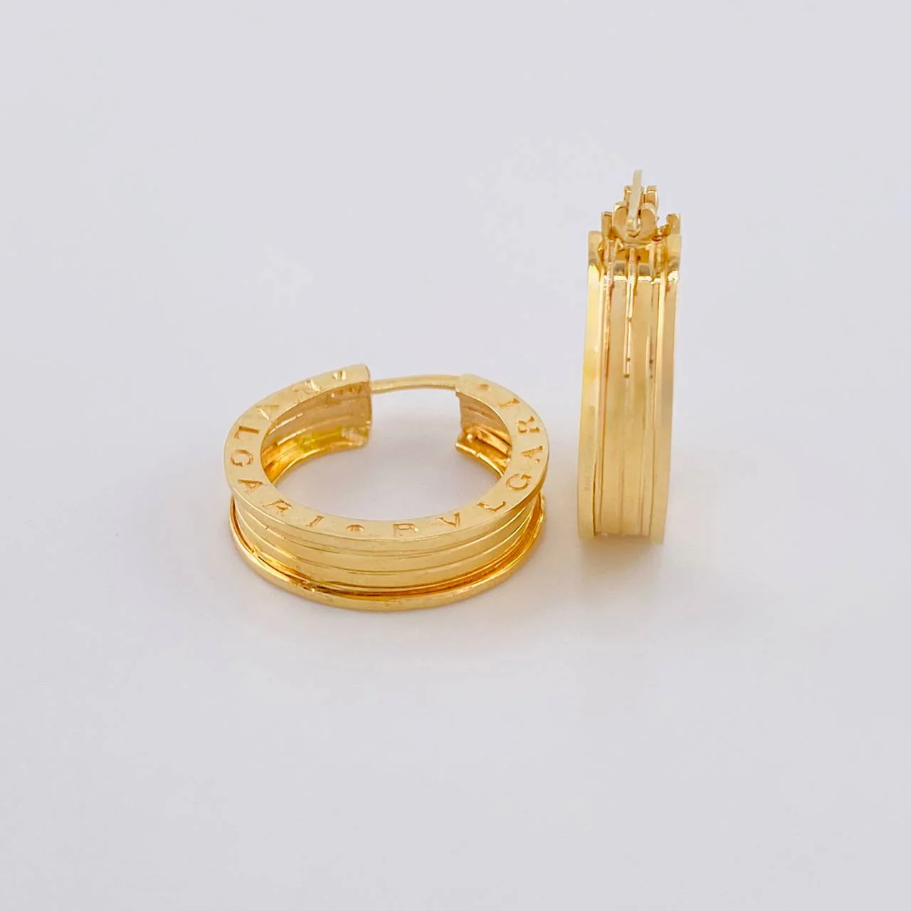Candongas Rústicas 8.3 g / 3.1 cm Oro Amarillo 18K - Image 4