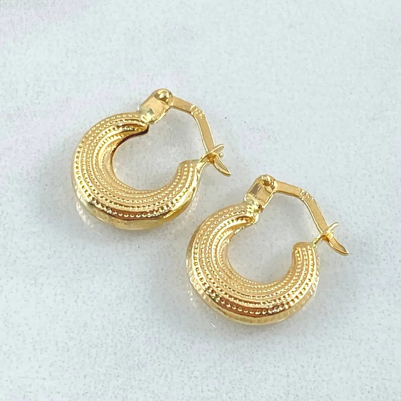 Candongas Salo 1.2gr / 1.5cm / Oro Amarillo 18K * - Image 3