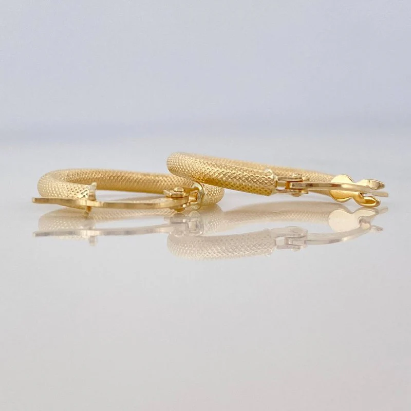 Candongas Tefi 1.2 g / 1.9 cm Oro Amarillo 18K - Image 4