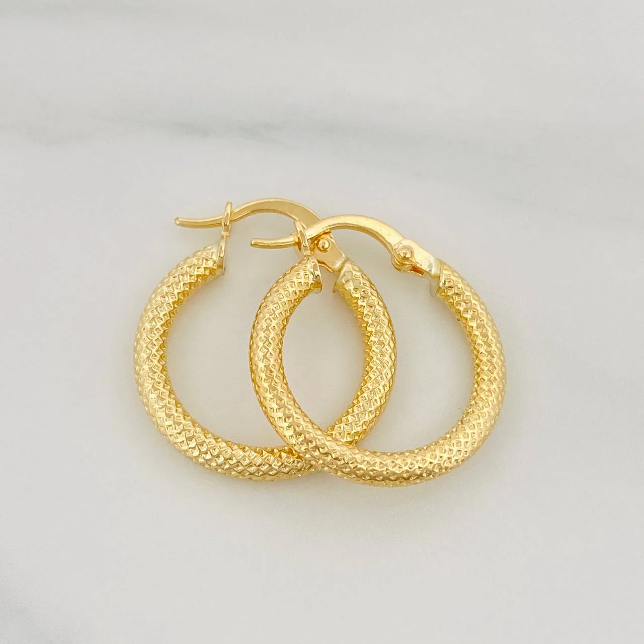 Candongas Tefi 1.9 g / 2.2 cm Oro Amarillo 18K - Image 2