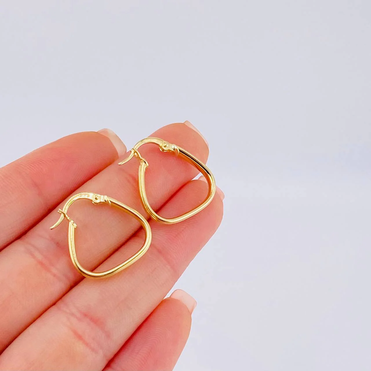 Candongas Triangulo Andy 1.55 g / 2 cm Oro Amarillo 18K - Image 4