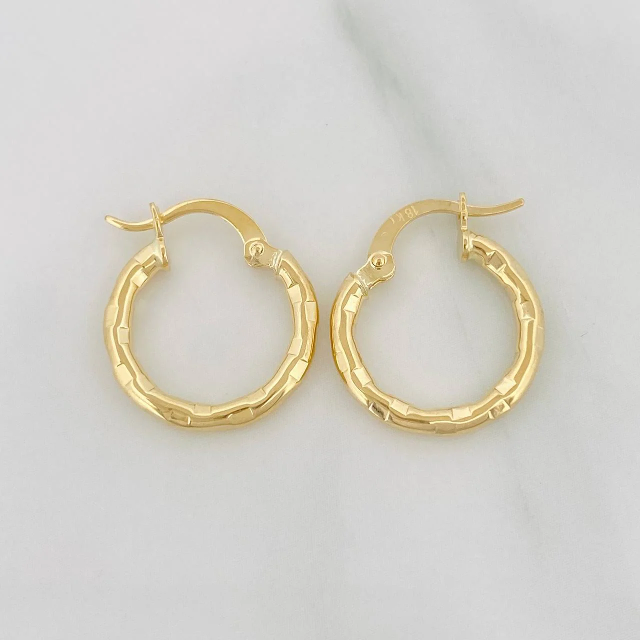 Candongas Val 1.3 g / 1.8 cm Oro Amarillo 18K
