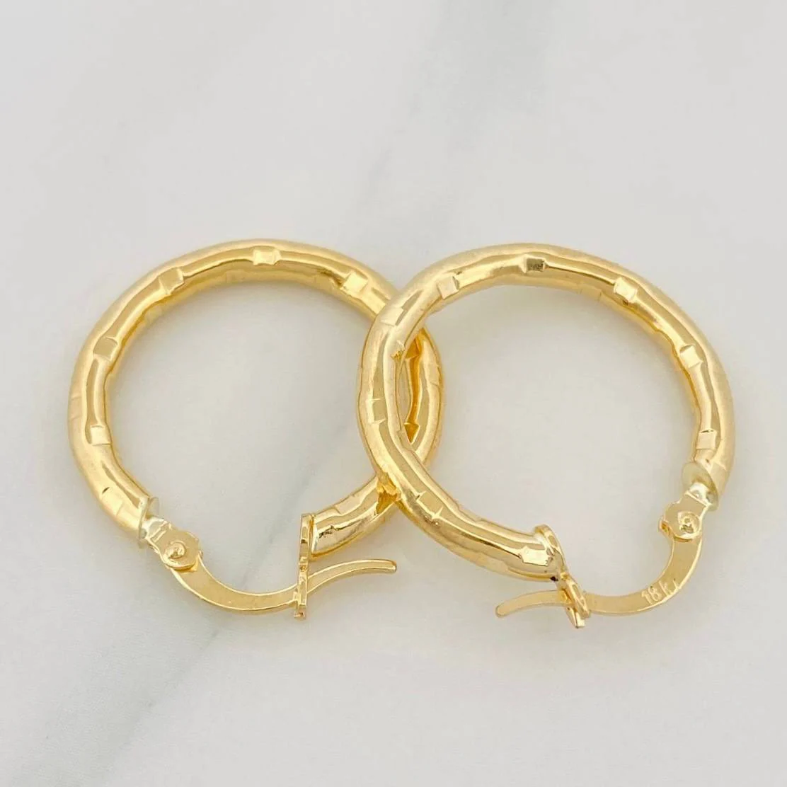 Candongas Val 2.15 g / 2.5 cm Oro Amarillo 18K - Image 3