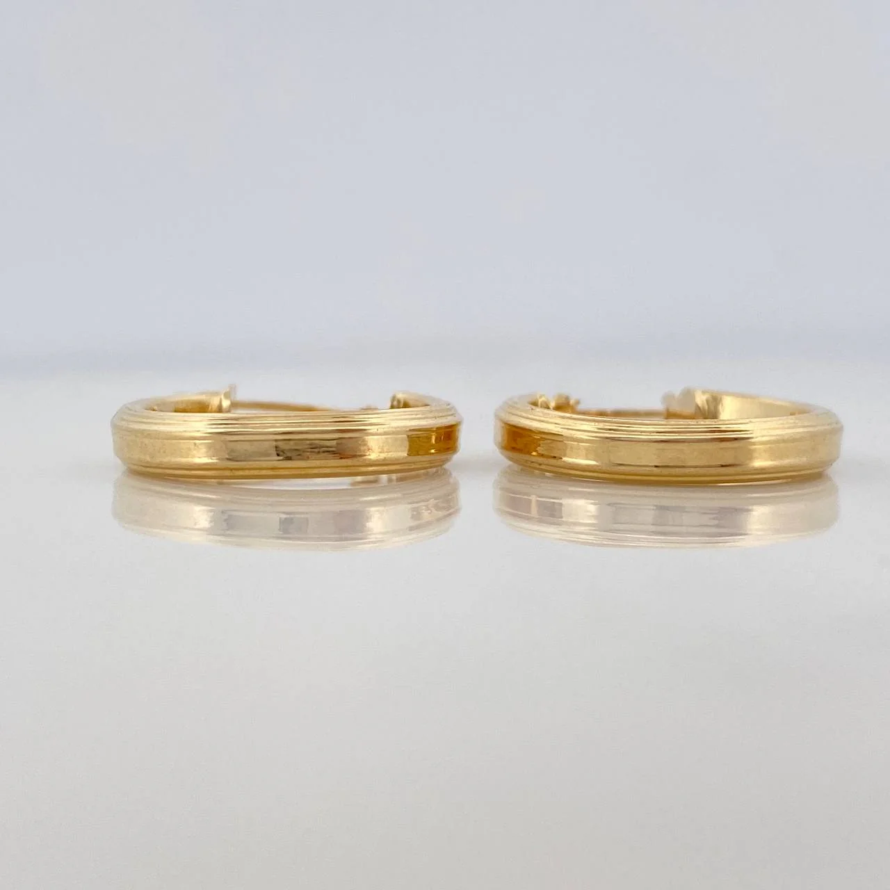 Candongas Winter 1.8 g / 2.2 cm Oro Amarillo 18K - Image 2