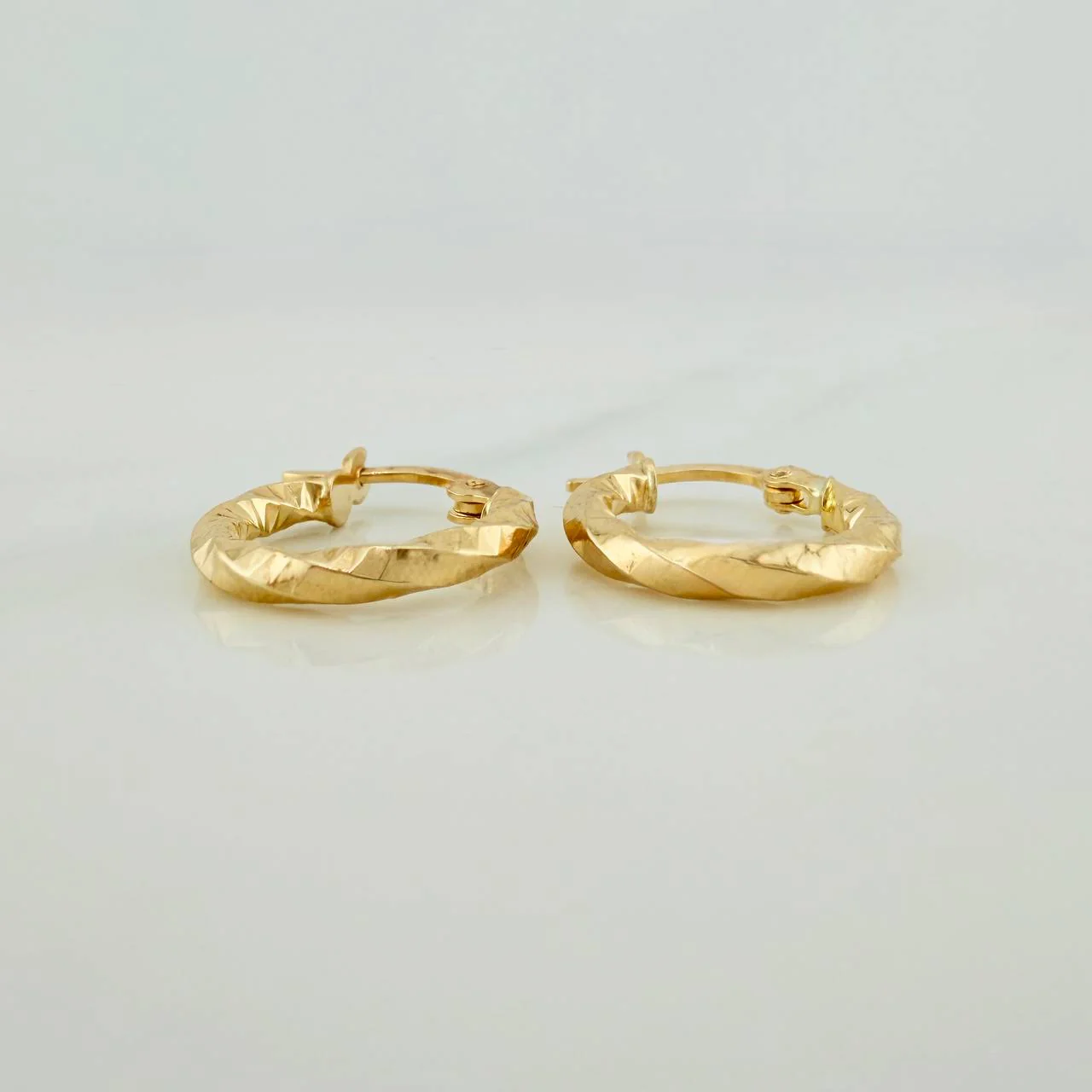Candongas Yudi 1gr / 1.6cm / Oro Amarillo 18K % - Image 2
