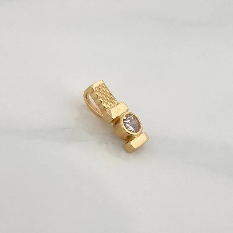 Dije Amuleto Malla 1.35gr / 1.5cm / Oro Amarillo 18K - Image 2